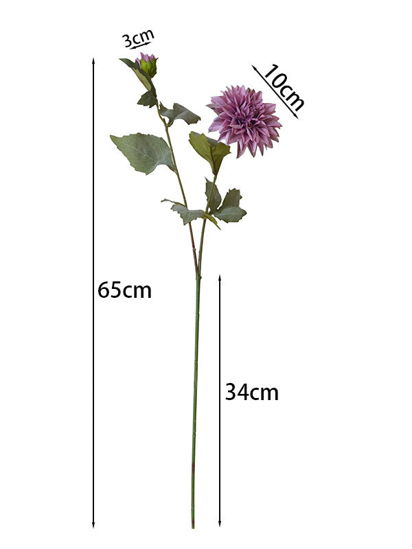 26 Zoll künstliche Dahlienblüten, 6er-Set