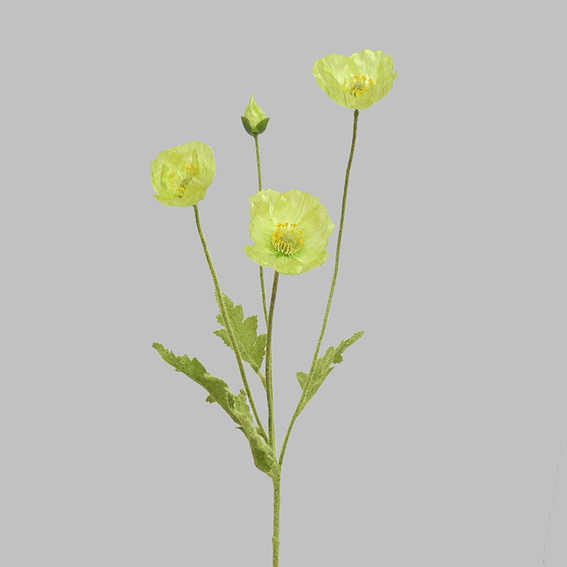 23-Zoll-Kunstmohnblumen-Set mit 6 Stück