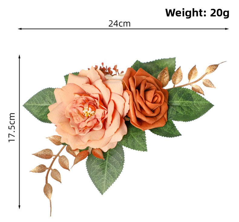 Künstliche Blumendekorationen, Requisiten für Hochzeitstortenfotografie, Blumenständer, Dekorationen für geschwungene Wege