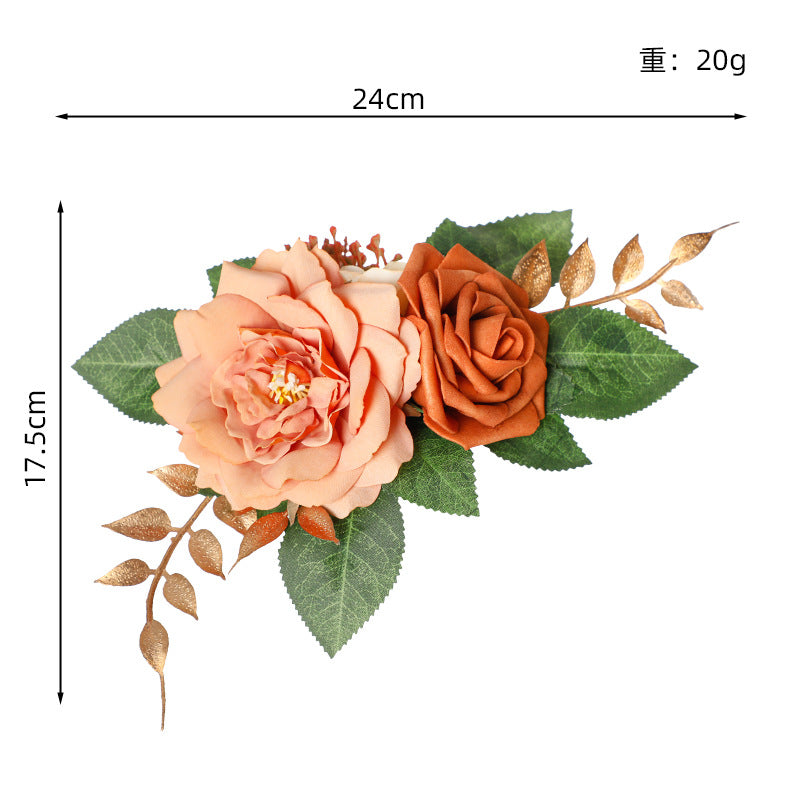 Künstliche Blumendekorationen, Requisiten für Hochzeitstortenfotografie, Blumenständer, Dekorationen für geschwungene Wege