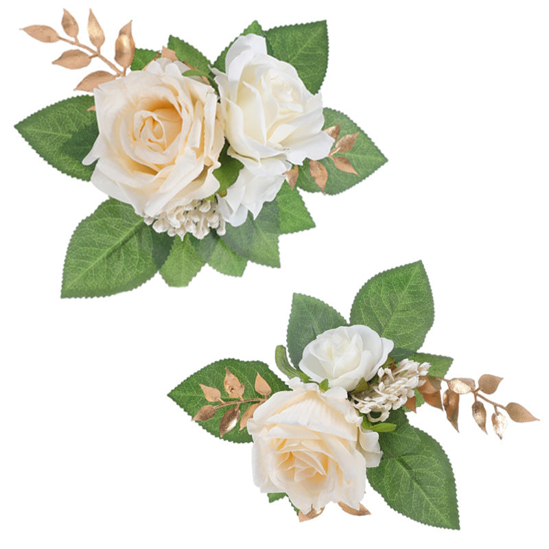 Künstliche Blumendekorationen, Requisiten für Hochzeitstortenfotografie, Blumenständer, Dekorationen für geschwungene Wege