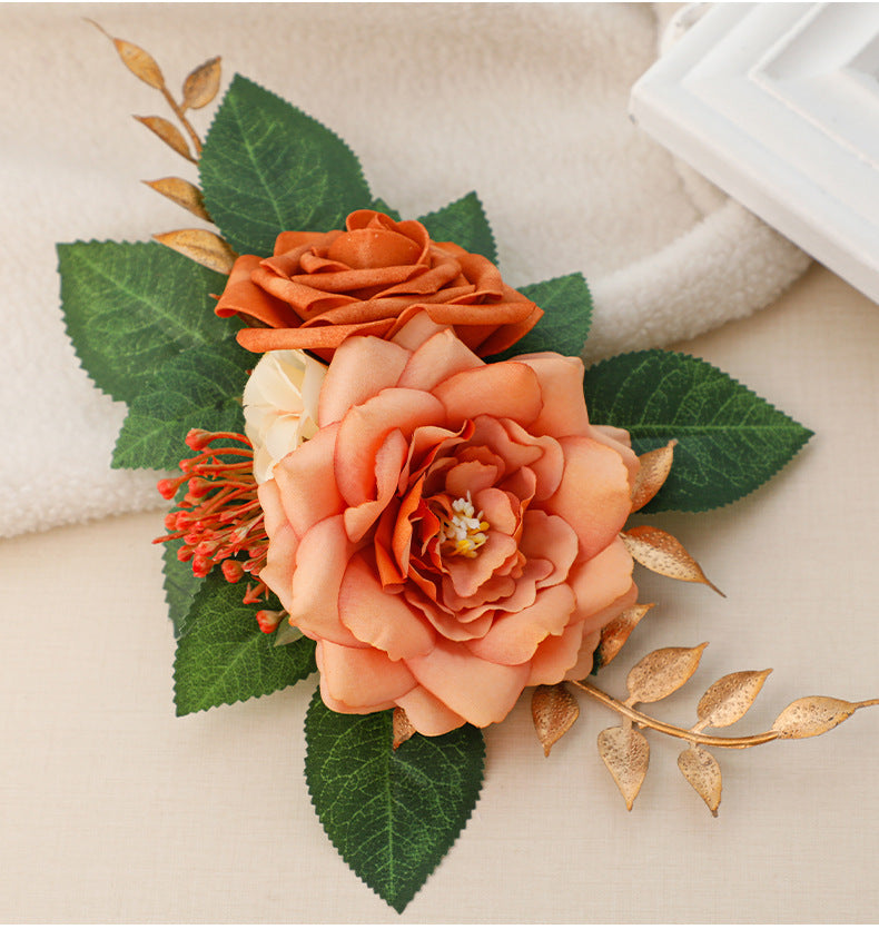 Künstliche Blumendekorationen, Requisiten für Hochzeitstortenfotografie, Blumenständer, Dekorationen für geschwungene Wege