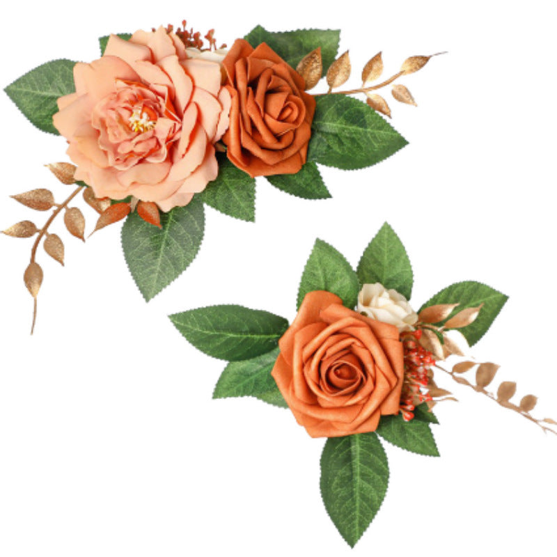 Künstliche Blumendekorationen, Requisiten für Hochzeitstortenfotografie, Blumenständer, Dekorationen für geschwungene Wege