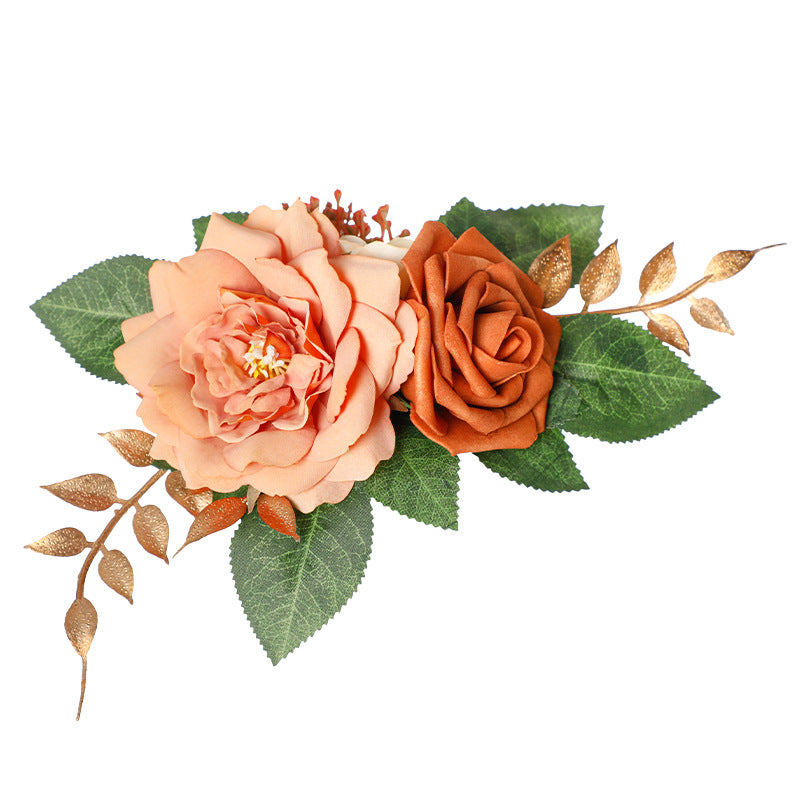Künstliche Blumendekorationen, Requisiten für Hochzeitstortenfotografie, Blumenständer, Dekorationen für geschwungene Wege