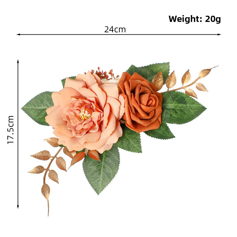 Künstliche Blumendekorationen, Requisiten für Hochzeitstortenfotografie, Blumenständer, Dekorationen für geschwungene Wege