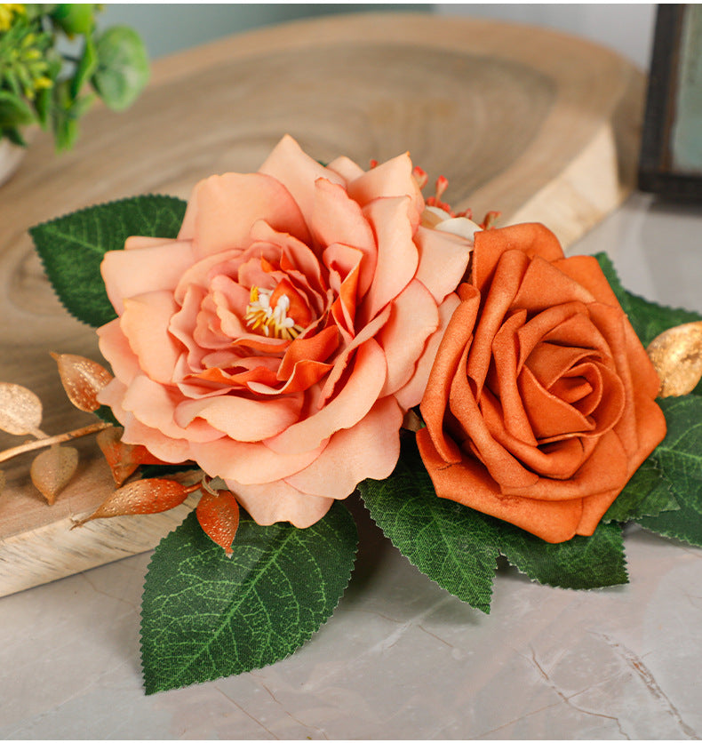 Künstliche Blumendekorationen, Requisiten für Hochzeitstortenfotografie, Blumenständer, Dekorationen für geschwungene Wege