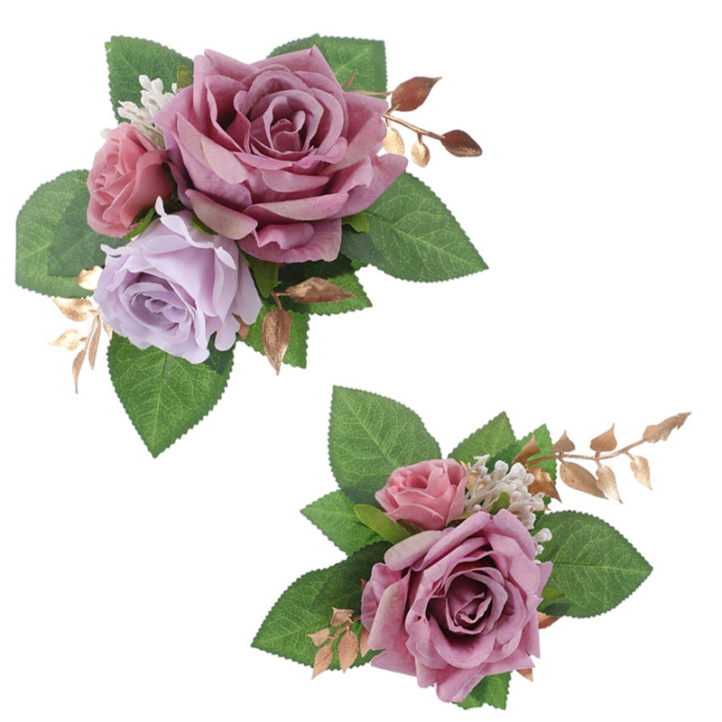 Künstliche Blumendekorationen, Requisiten für Hochzeitstortenfotografie, Blumenständer, Dekorationen für geschwungene Wege