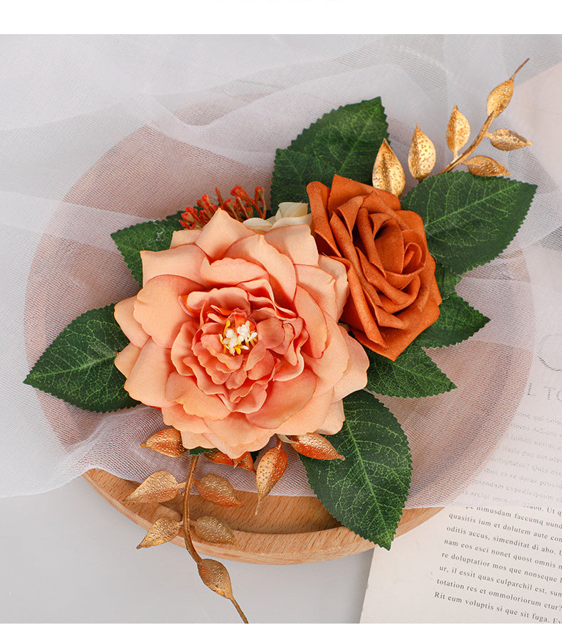 Künstliche Blumendekorationen, Requisiten für Hochzeitstortenfotografie, Blumenständer, Dekorationen für geschwungene Wege