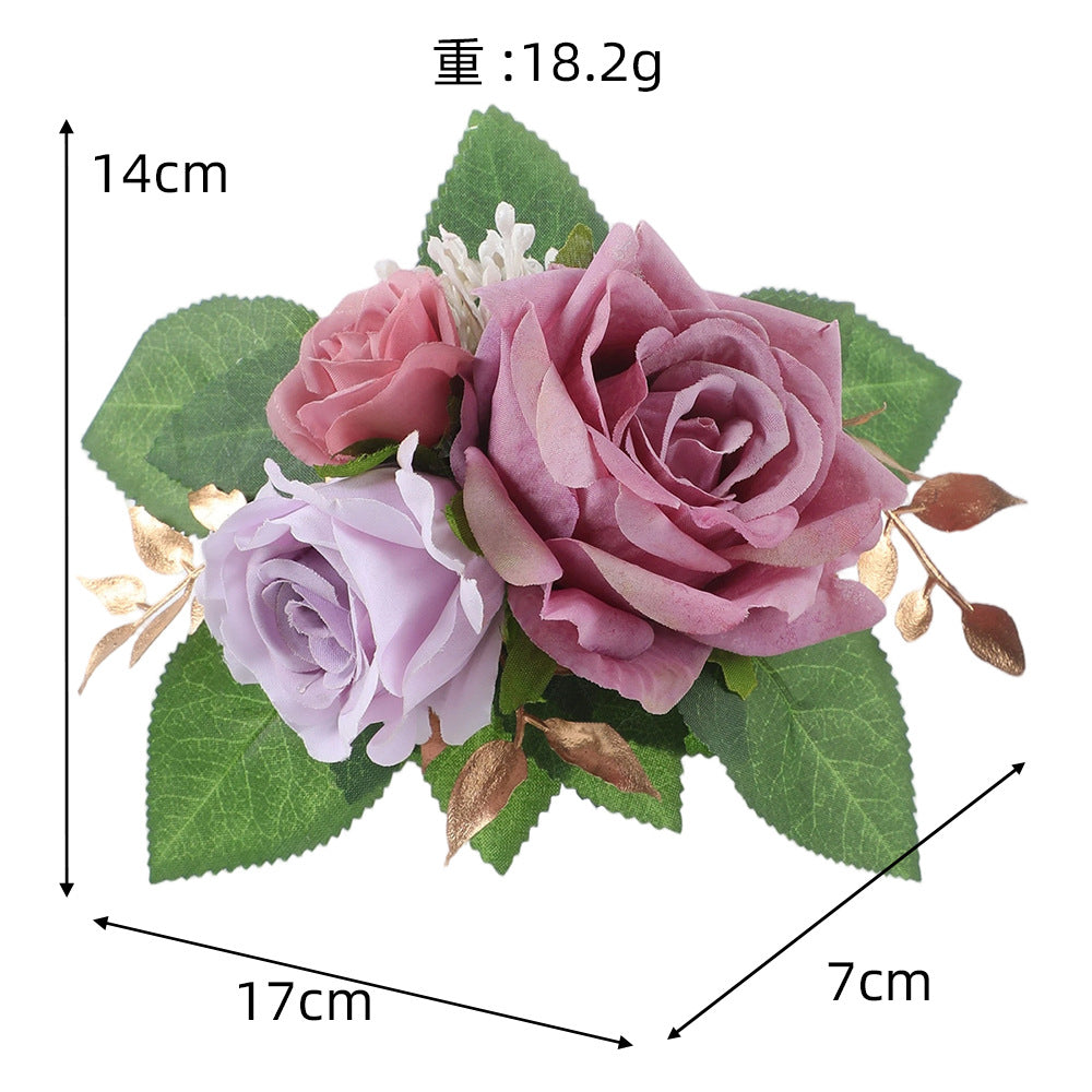 Künstliche Blumendekorationen, Requisiten für Hochzeitstortenfotografie, Blumenständer, Dekorationen für geschwungene Wege