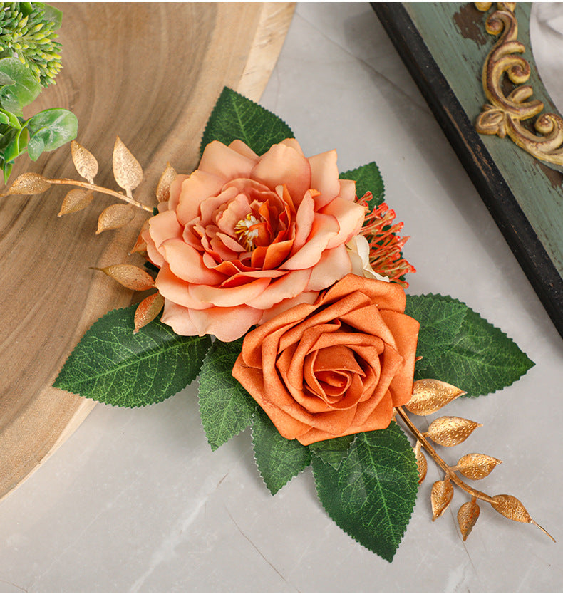 Künstliche Blumendekorationen, Requisiten für Hochzeitstortenfotografie, Blumenständer, Dekorationen für geschwungene Wege