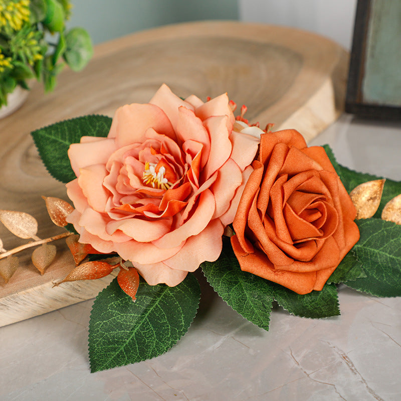 Künstliche Blumendekorationen, Requisiten für Hochzeitstortenfotografie, Blumenständer, Dekorationen für geschwungene Wege